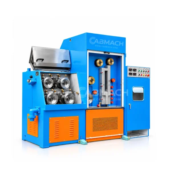 Fine wire drawing machine with Annealer